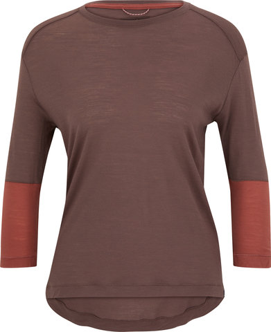 Patagonia Maillot para damas Merino 3/4 Sleeve - dusky brown/M