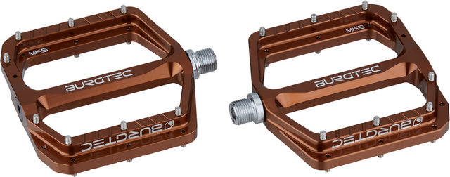 Burgtec Penthouse Flat MK5 Platform Pedals - kash bronze/universal