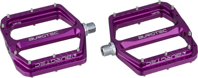 Burgtec Penthouse Flat MK5 Platform Pedals - purple rain/universal