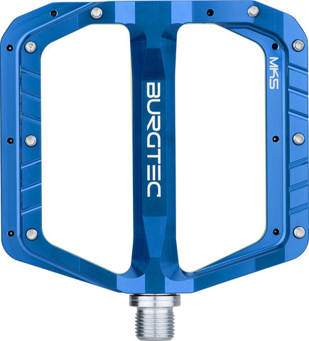 Burgtec Pédales à Plateforme Penthouse Flat MK5 - deep blue/universal