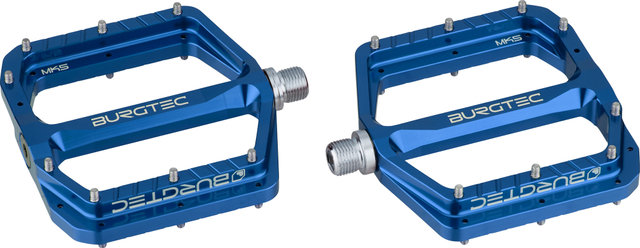 Burgtec Pédales à Plateforme Penthouse Flat MK5 - deep blue/universal