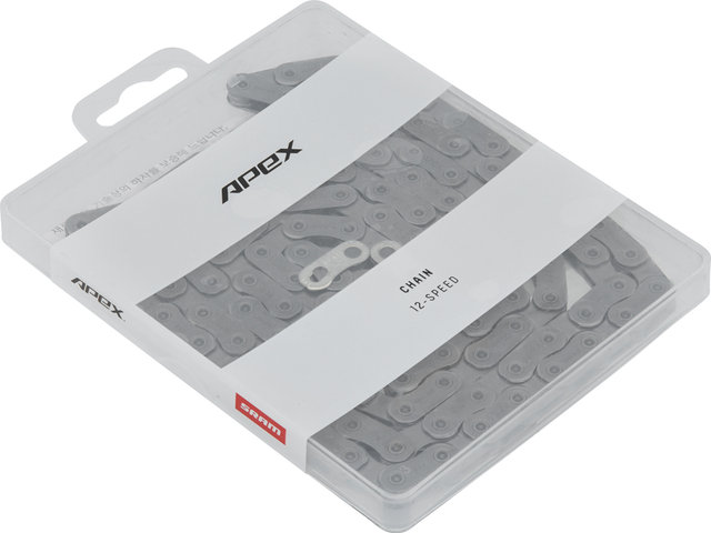 SRAM Apex 12-fach PowerLock Kette - grey/12 fach / 114 Glieder