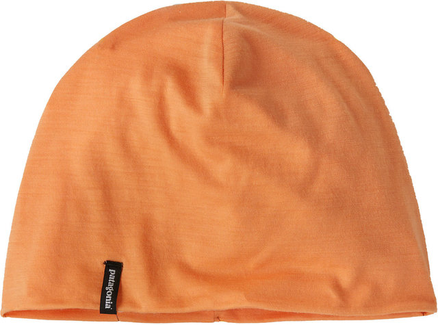 Patagonia Bonnet Overlook Merino Wool Liner Beanie - vivid apricot/one size