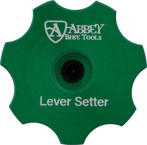 Abbey Bike Tools Herramienta de alineación Lever Setter - green/universal