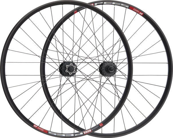 Juego de ruedas Mountain Alivio Disc 6 agujeros DT Swiss 533D 29" - negro/29" set (RD 9x100 + RT 10x135) Shimano