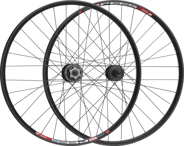 Juego de ruedas Mountain Alivio Disc 6 agujeros DT Swiss 533D 29" - negro/Juego de 29" (RD 9x100 dinamo + RT 10x135) Shimano
