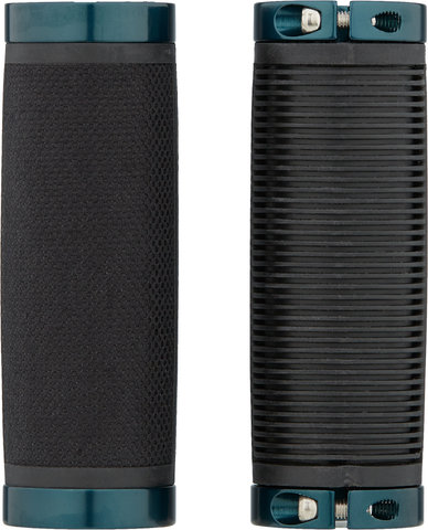 Brooks Cambium Rubber Handlebar Grips for Two-Sided Twist Shifters - black-octane/100 mm / 100 mm