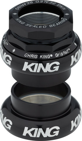 Chris King Juego de dirección roscado GripNut Bold EC34/28,6 - EC34/30 - black/EC34/28,6 - EC34/30