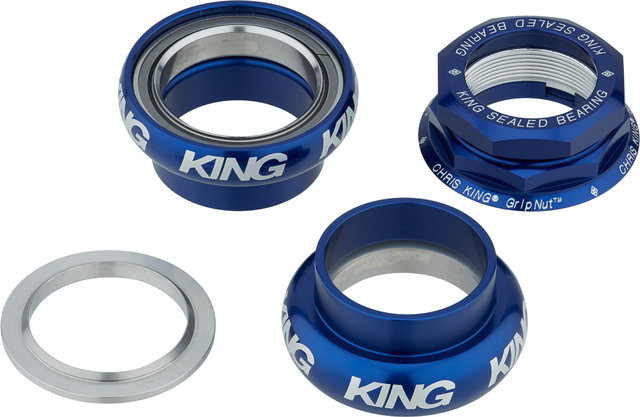 Chris King GripNut Bold EC34/28.6 - EC34/30 Threaded Headset - navy/EC34/28.6 - EC34/30