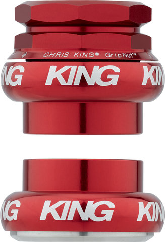 Chris King Jeu de Direction Fileté GripNut Bold EC34/28,6 - EC34/30 - red/EC34/28,6 - EC34/30