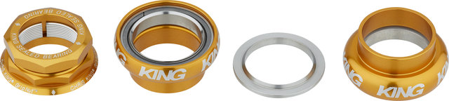 Chris King Juego de dirección roscado GripNut Bold EC34/28,6 - EC34/30 - gold/EC34/28,6 - EC34/30