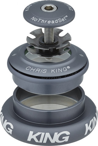 Chris King InSet i7 ZS44/28,6 - EC44/40 Mixed Tapered GripLock Steuersatz - matte slate/ZS44/28,6 - EC44/40