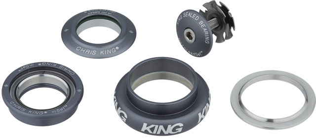 Chris King Jeu de Direction InSet i7 ZS44/28,6 - EC44/40 Mixed Tapered GripLock - matte slate/ZS44/28,6 - EC44/40