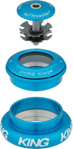 Chris King Jeu de Direction InSet i7 ZS44/28,6 - EC44/40 Mixed Tapered GripLock - matte turquoise/ZS44/28,6 - EC44/40