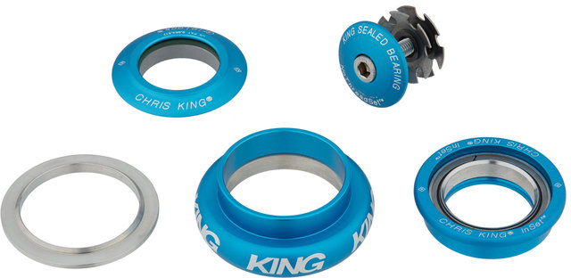 Chris King Jeu de Direction InSet i7 ZS44/28,6 - EC44/40 Mixed Tapered GripLock - matte turquoise/ZS44/28,6 - EC44/40