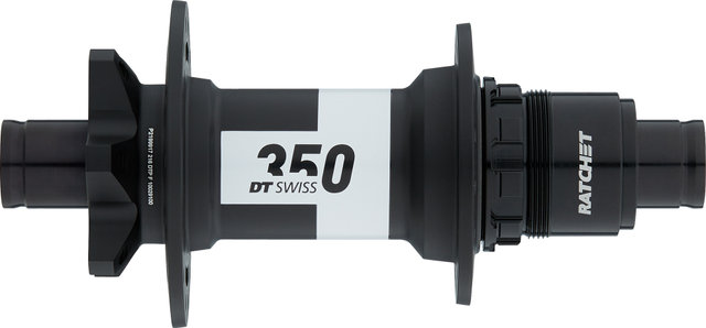 DT Swiss Buje RT 350 Classic MTB Boost Disc 6 agujeros - negro/12 x 148 mm / 28 agujeros / SRAM XD