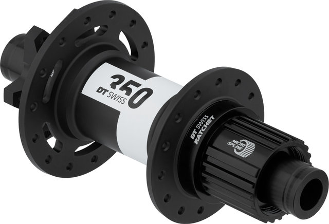 DT Swiss Moyeu Arrière 350 Classic MTB Boost Disc 6 trous - noir/12 x 148 mm / 28 trous / Shimano Micro Spline