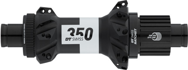 DT Swiss Moyeu Arrière 350 Straightpull MTB Boost Disc Center Lock - noir/12 x 148 mm / 28 trous / Shimano Micro Spline