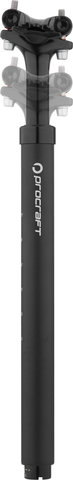 Tige de Selle Pillar Shock Race 350 mm - noir/27,2 mm