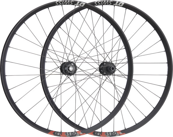 DT Swiss FR 1500 Classic 30 Super Boost Disc 6-Loch 29" Laufradsatz - schwarz/29" Satz (VR 20x110 Boost + HR 12x157 Super Boost) SRAM XD