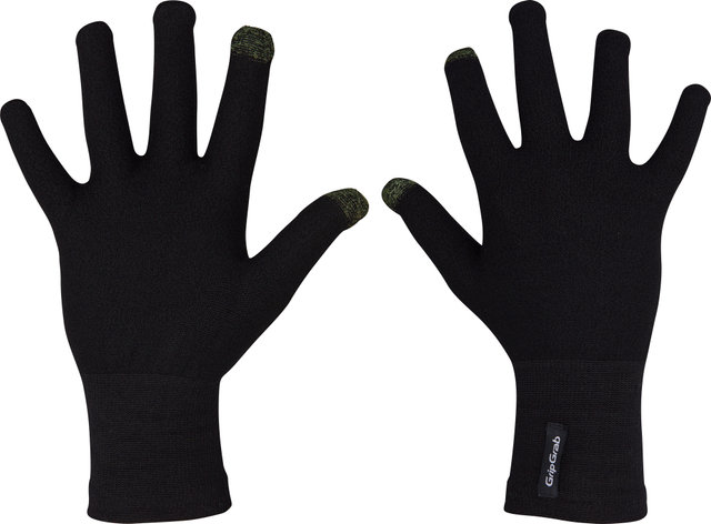 GripGrab Guantes de dedos completos Merino Liner - black/M-L