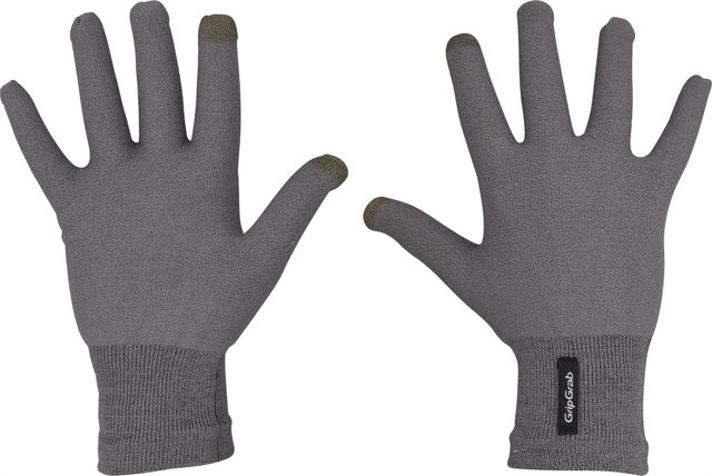 GripGrab Guantes de dedos completos Merino Liner - grey/M-L