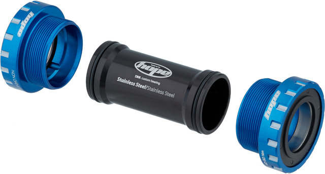 Hope Stainless Steel MTB Bottom Bracket - blue/BSA 68/73