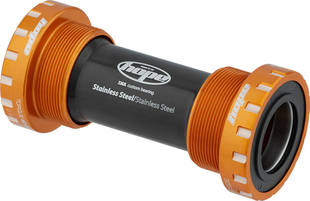 Hope Stainless Steel MTB Bottom Bracket - orange/BSA 68/73