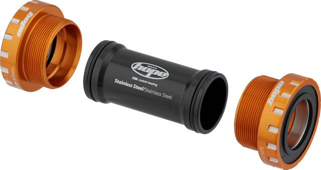 Hope Stainless Steel MTB Bottom Bracket - orange/BSA 68/73