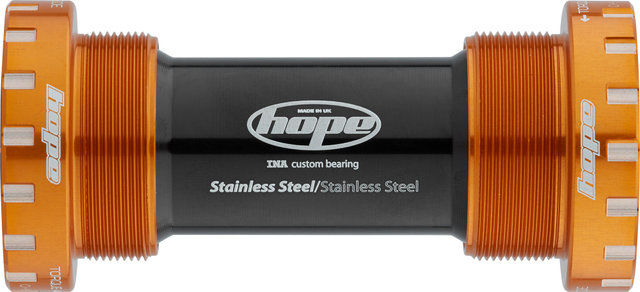 Stainless Steel MTB Bottom Bracket - orange/BSA 68/73