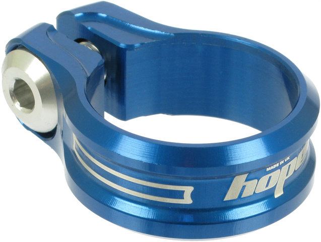 Seatpost Clamp w/ Bolt - blue/36.4 mm