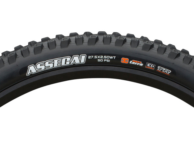 Maxxis Cubierta plegable Assegai 3C MaxxTerra EXO WT TR 27,5" - negro/27,5x2,5