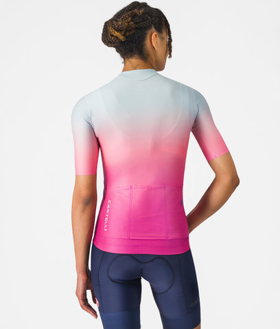 Castelli UPF S/S Trikot Damen - winter sky violet pink | S