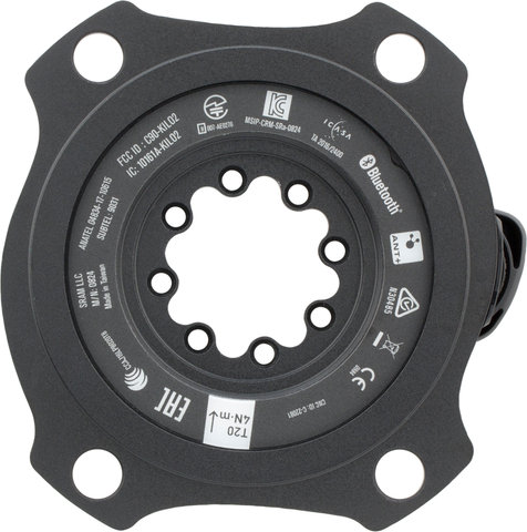 QUARQ Étoile de Pédalier à Capteur de Puissance AXS pour Red / Force - polar grey/107 mm