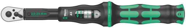 Wera Clef Dynamométrique à Cliquet Inverseur Click-Torque A 5 - noir-vert/2,5-25 Nm