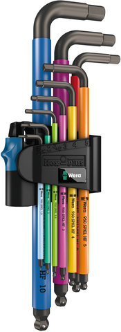 Wera Juego de llaves acodadas hexag. Hex-Plus SPKL con función de retención - multicolour/universal