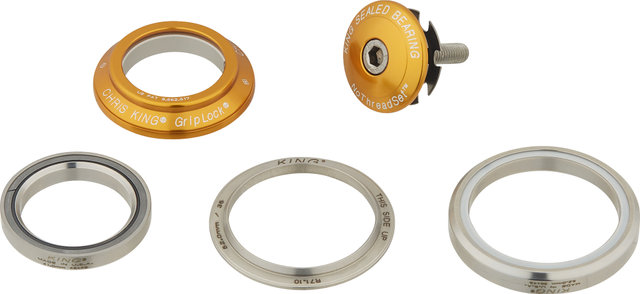 Chris King DropSet 3 IS41/28.6 - IS52/40 GripLock Headset - gold/IS41/28.6 - IS52/40