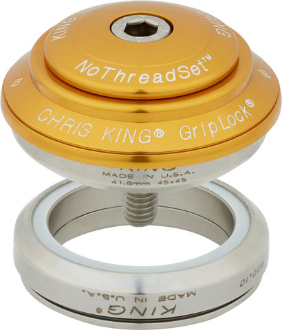 Chris King DropSet 4 IS42/28.6 - IS42/30 GripLock Headset - gold/IS42/28.6 - IS42/30