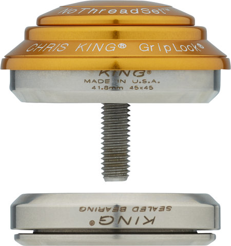 Chris King DropSet 4 IS42/28.6 - IS42/30 GripLock Headset - gold/IS42/28.6 - IS42/30