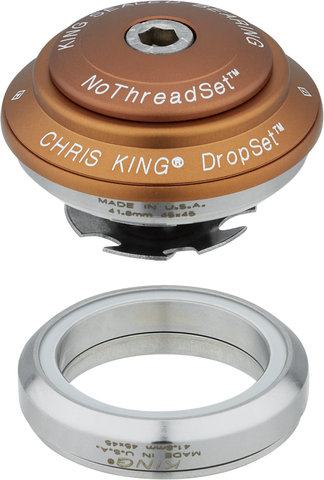 Chris King DropSet 4 IS42/28.6 - IS42/30 GripLock Headset - Closeout - matte bourbon/IS42/28.6 - IS42/30