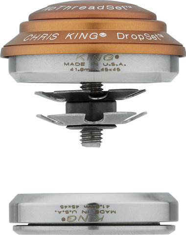 Chris King DropSet 4 IS42/28,6 - IS42/30 GripLock Steuersatz - Auslaufmodell - matte bourbon/IS42/28,6 - IS42/30