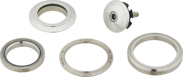 Chris King DropSet 5 IS42/28.6 - IS52/40 GripLock Headset - silver/IS42/28.6 - IS52/40