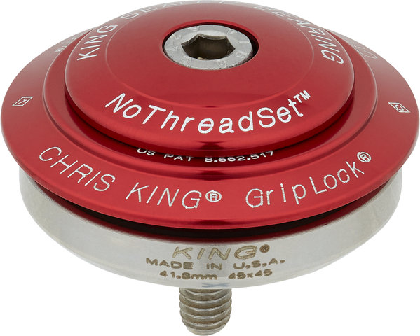 DropSet 5 IS42/28.6 - IS52/40 GripLock Headset - red/IS42/28.6 - IS52/40