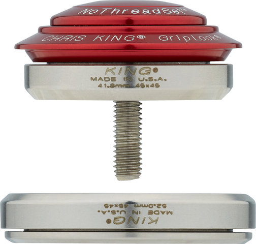 DropSet 5 IS42/28.6 - IS52/40 GripLock Headset - red/IS42/28.6 - IS52/40