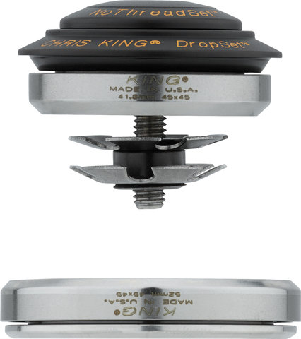 DropSet 5 IS42/28.6 - IS52/40 GripLock Headset - two tone-black-gold/IS42/28.6 - IS52/40