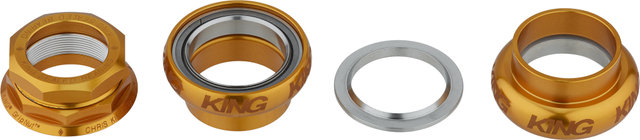 Chris King GripNut Sotto Voce EC30/25.4-EC30/26 Threaded Headset - Closeout - gold/EC30/25.4 - EC30/26