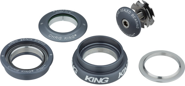 Chris King Jeu de Direction InSet i8 ZS44/28,6 - EC44/33 GripLock - matte slate/ZS44/28,6 - EC44/33