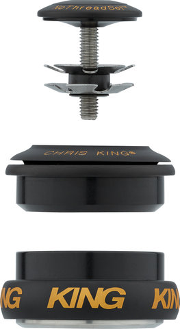 Chris King Jeu de Direction InSet i8 ZS44/28,6 - EC44/33 GripLock - two tone-black-gold/ZS44/28,6 - EC44/33