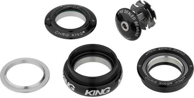 Chris King InSet i8 ZS44/28,6 - EC44/33 GripLock Steuersatz - black/ZS44/28,6 - EC44/33