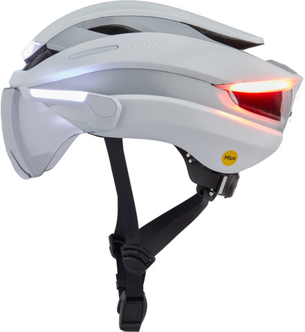 LUMOS Ultra E-Bike MIPS LED Helm - lunar white/54 - 61 cm